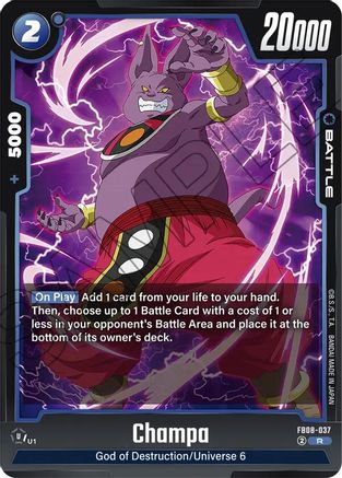 Image of Champa (FB08-037) - Saiyans Pride Holofoil