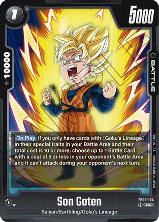 Image of Son Goten (FB08-104) - Saiyans Pride