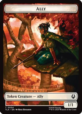 Image of Ally (0004) // Clue (0015) Double-Sided Token (TLA-4 // 15) - Avatar: The Last Airbender