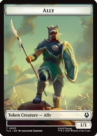 Image of Ally (0005) // Clue (0014) Double-Sided Token (TLA-5 // 14) - Avatar: The Last Airbender Foil