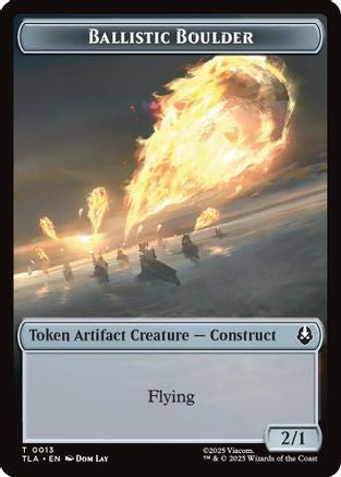 Image of Ballistic Boulder // Soldier (0011) Double-Sided Token (TLA-13 // 11) - Avatar: The Last Airbender