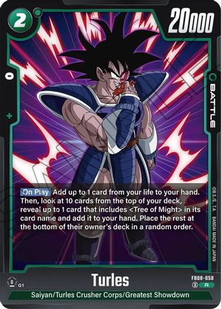 Image of Turles - FB08-058 (FB08-058) - Saiyans Pride Holofoil