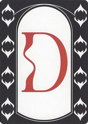 Image of Letter Card - D (SLC-) - Secret Lair Countdown Kit