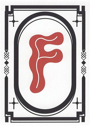 Image of Letter Card - F (SLC-) - Secret Lair Countdown Kit