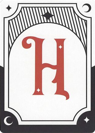Image of Letter Card - H (SLC-) - Secret Lair Countdown Kit