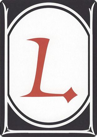 Image of Letter Card - L (SLC-) - Secret Lair Countdown Kit