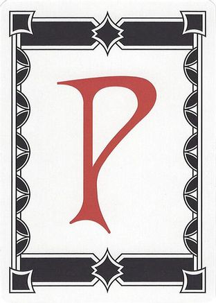 Image of Letter Card - P (SLC-) - Secret Lair Countdown Kit