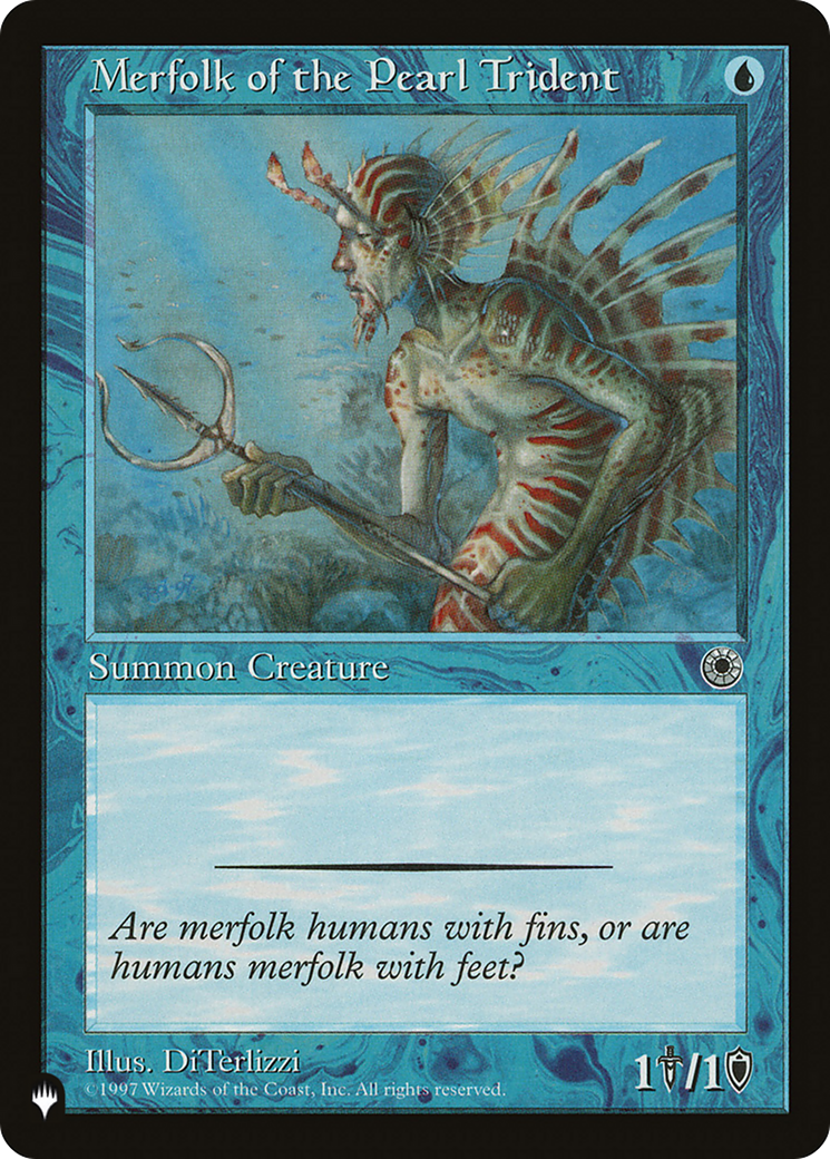 Image of Merfolk of the Pearl Trident (LIST-POR-60) - The List