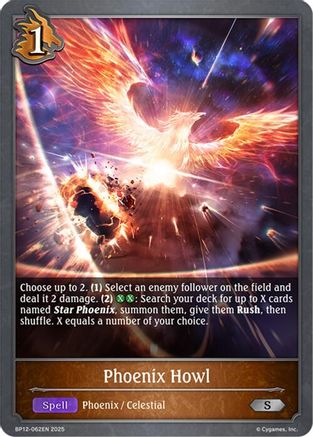 Image of Phoenix Howl (BP12-062EN) - BP12 Worldreavers Descent