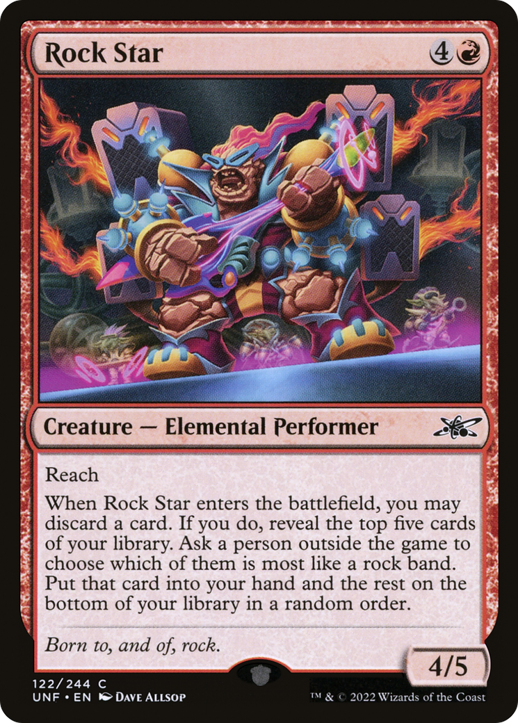 Image of Rock Star (UNF-122) - Unfinity Foil