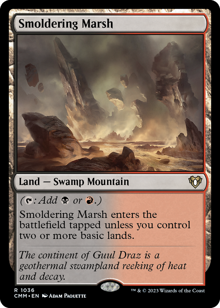 Image of Smoldering Marsh (CMM-1036) - Commander Masters