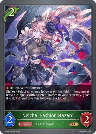 Image of Nelcha, Fashion Hazard (BP13-005EN) - BP13 Dominion of Darkness