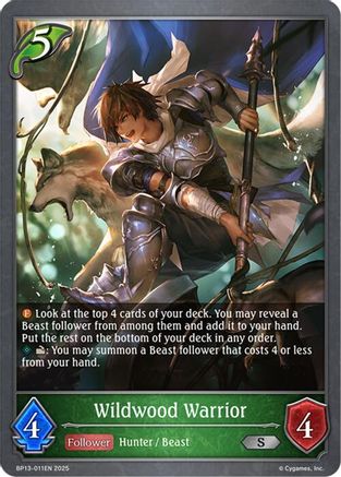 Image of Wildwood Warrior (BP13-011EN) - BP13 Dominion of Darkness