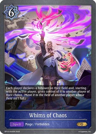 Image of Whims of Chaos (BP13-043EN) - BP13 Dominion of Darkness