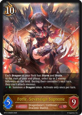 Image of Forte, Sovereign Supreme (BP13-056EN) - BP13 Dominion of Darkness