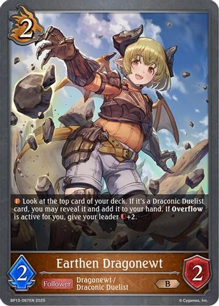 Image of Earthen Dragonewt (BP13-067EN) - BP13 Dominion of Darkness