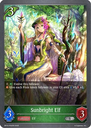 Image of Sunbright Elf - P02 (Foil) (BP13-P02EN) - BP13 Dominion of Darkness