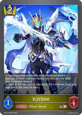 Image of Icyclone - P08 (Foil) (BP13-P08EN) - BP13 Dominion of Darkness