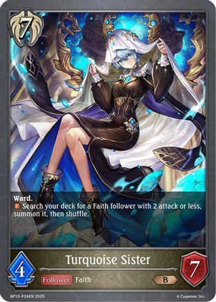 Image of Turquoise Sister - P24 (Foil) (BP13-P24EN) - BP13 Dominion of Darkness