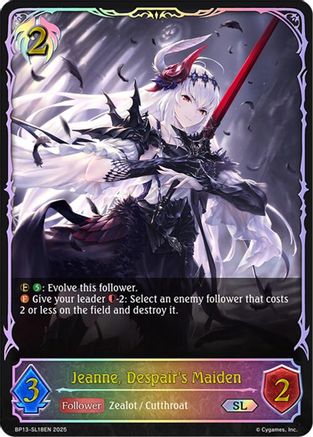 Image of Jeanne, Despair's Maiden (SL) (BP13-SL18EN) - BP13 Dominion of Darkness