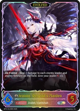 Image of Jeanne, Despair's Maiden (Evolved) (SL) (BP13-SL19EN) - BP13 Dominion of Darkness