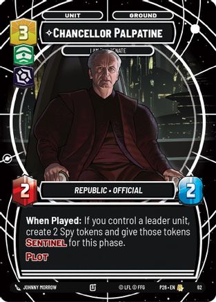 Image of Chancellor Palpatine - I Am the Senate (62) - Sector and Regional Promos Season 1 Foil