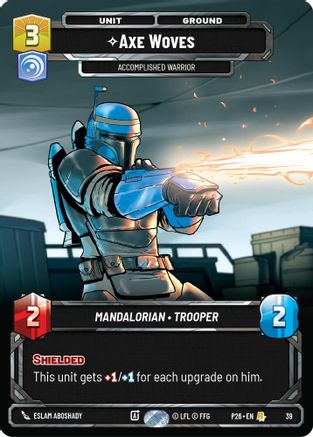 Image of Axe Woves - Accomplished Warrior (39) (39) - Sector and Regional Promos Season 1 Foil