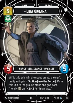 Image of Leia Organa - Extraordinary (102) - Sector and Regional Promos Season 1 Foil