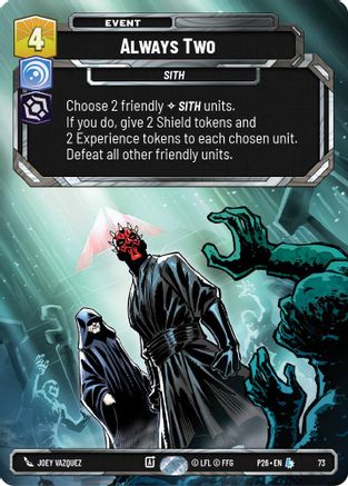 Image of Always Two (73) (73) - Sector and Regional Promos Season 1 Foil