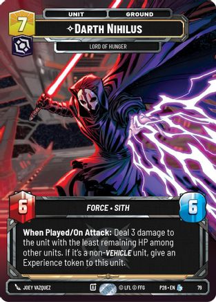 Image of Darth Nihilus - Lord of Hunger (79) (79) - Sector and Regional Promos Season 1 Foil