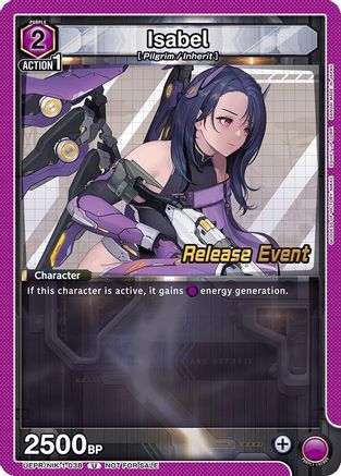 Image of Isabel (038) (UEPR/NIK-1-038) - UE14BT GODDESS OF VICTORY NIKKE Release Event Cards