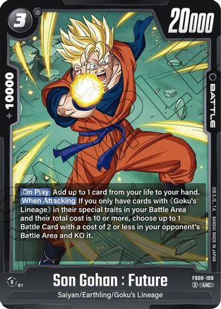 Image of Son Gohan : Future - FB08-108 (FB08-108) - Saiyans Pride