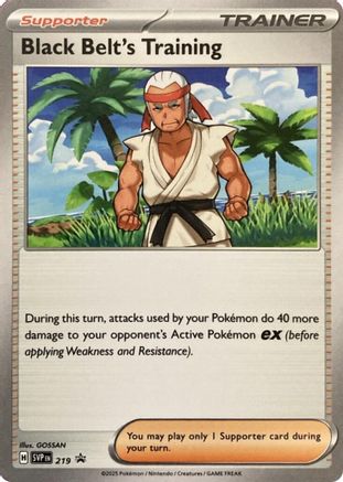 Image of Black Belt's Training 219  SV Scarlet & Violet Promo Cards - Promo