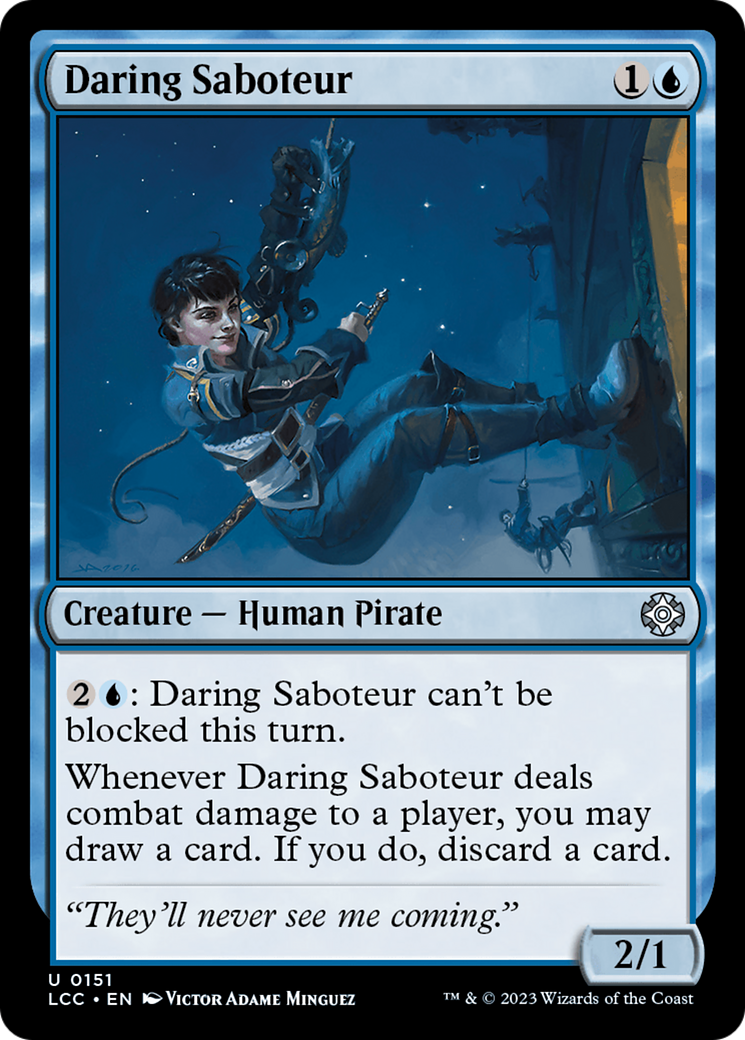 Image of Daring Saboteur (LCC-151) - The Lost Caverns of Ixalan Commander