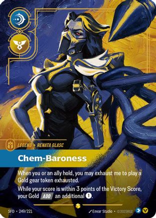 Image of Renata Glasc - Chem-Baroness (Overnumbered) (249/221) - Spiritforged Foil