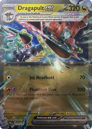 Image of Dragapult ex 073/131  - Holofoil Jumbo Cards - Double Rare