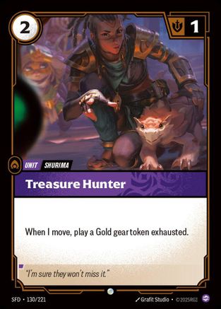 Image of Treasure Hunter (130/221) - Spiritforged