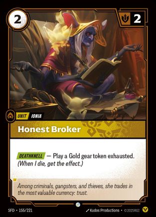 Image of Honest Broker (155/221) - Spiritforged