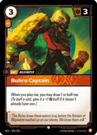 Image of Buhru Captain (091/221) - Spiritforged Foil
