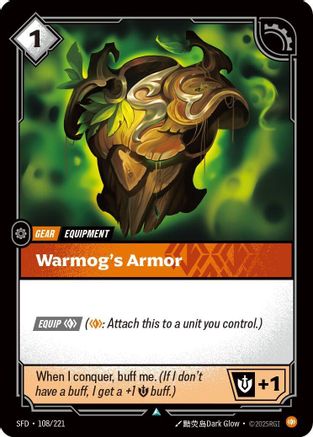 Image of Warmog's Armor (108/221) - Spiritforged Foil