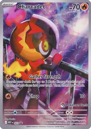 Image of Pokemon Center - Charcadet 022  - Holofoil ME Mega Evolution Promo - Promo