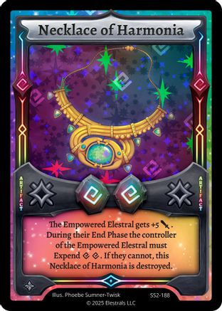 Image of Necklace of Harmonia (SS2-188) - Shattered Stars Chapter 2 SS2 Holo