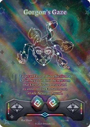 Image of Gorgon's Gaze (Full Art) (SS2-190) - Shattered Stars Chapter 2 SS2 Holo