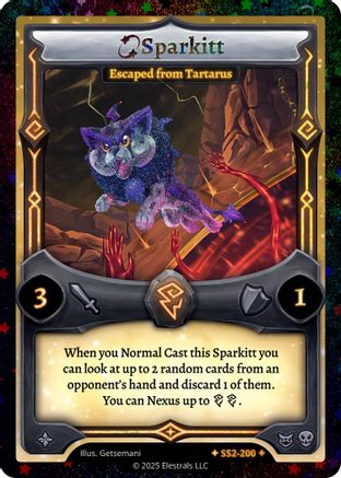 Image of Sparkitt - Escaped from Tartarus (Stellar) (SS2-200) - Shattered Stars Chapter 2 SS2 Reverse Holo