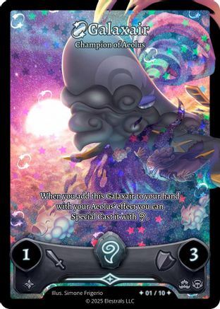Image of Galaxair - Champion of Aeolus (Serialized) (/10) - Shattered Stars Chapter 2 SS2 Holo