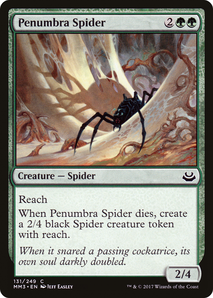 Image of Penumbra Spider (MM3-131) - Modern Masters 2017 Foil