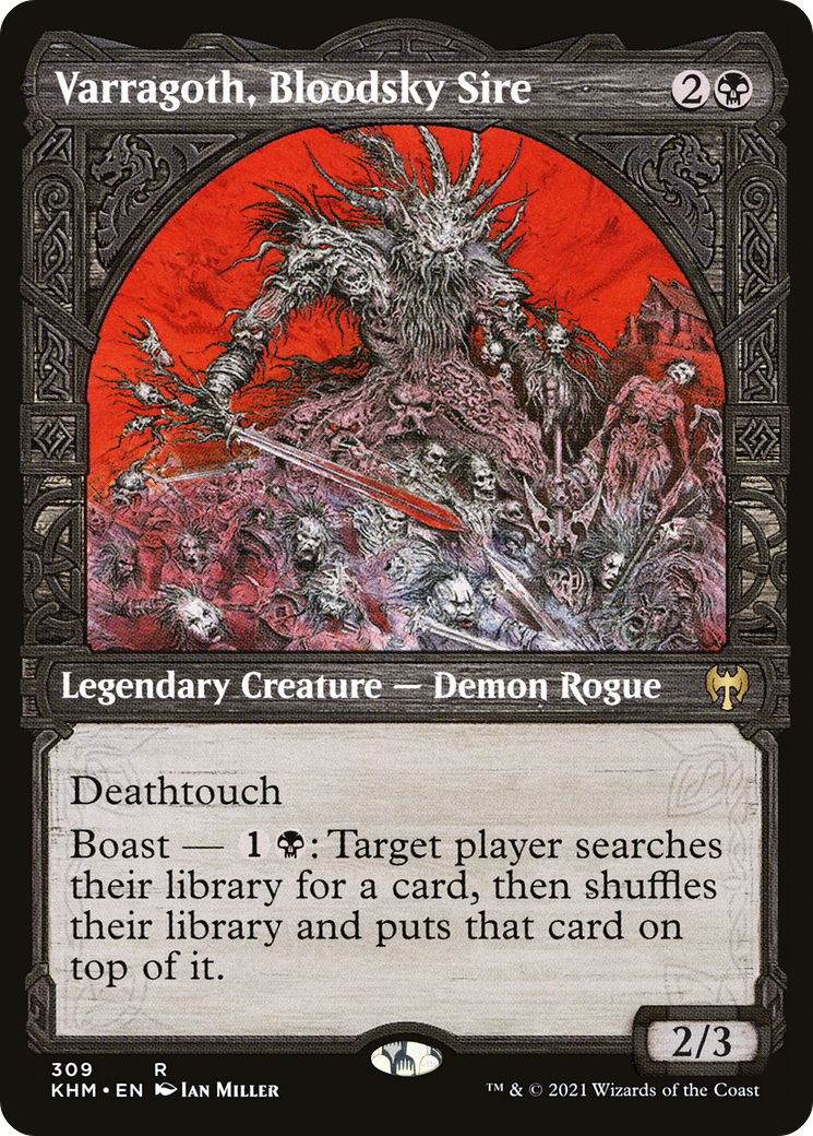 Image of Varragoth, Bloodsky Sire (Showcase) (KHM-309) - Kaldheim: (Showcase)