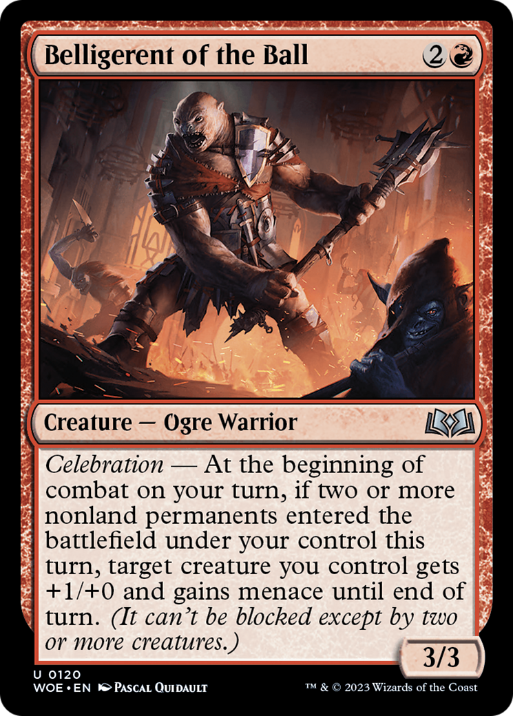 Image of Belligerent of the Ball (WOE-120) - Wilds of Eldraine Foil