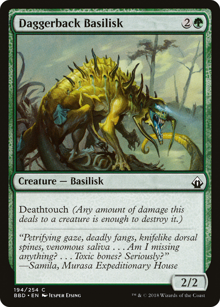 Image of Daggerback Basilisk (BBD-194) - Battlebond