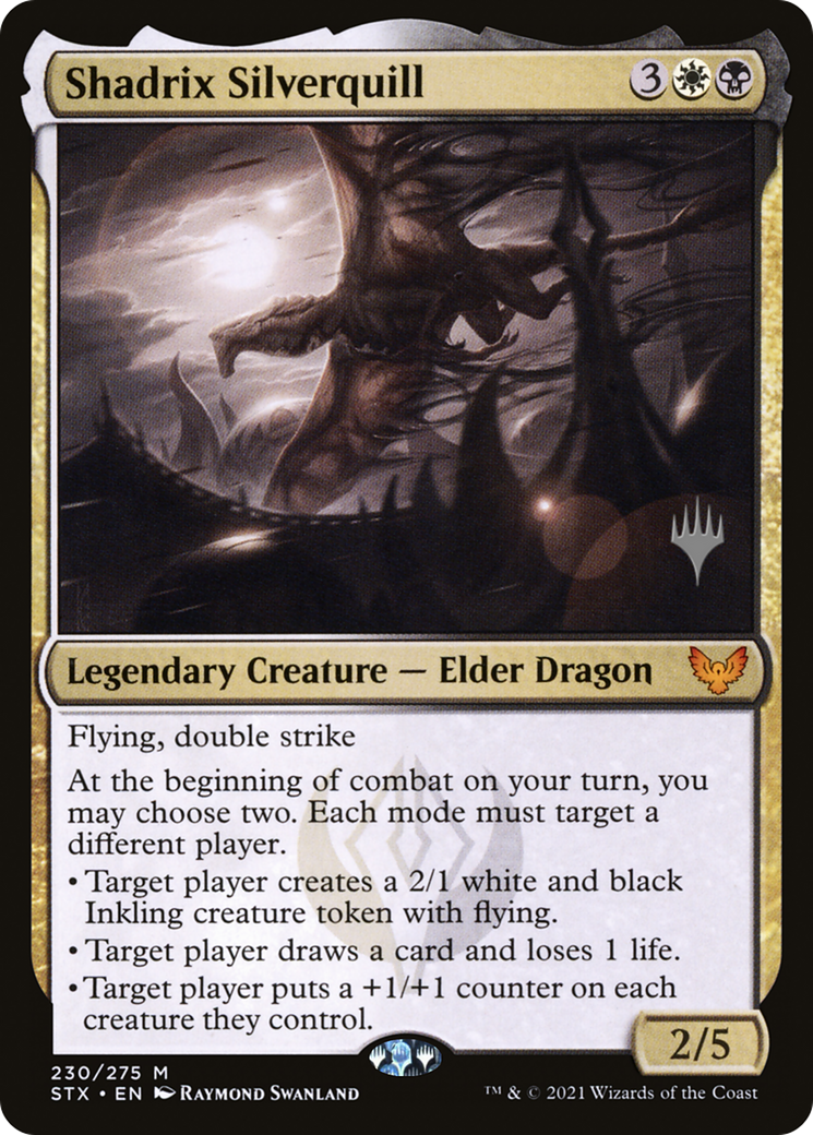 Image of Shadrix Silverquill (PPSTX-230) - Strixhaven: School of Mages Promos